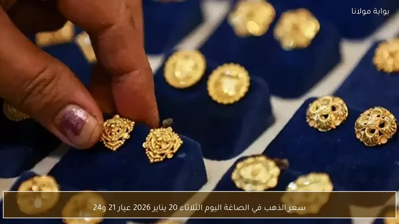 أسعار الذهب اليوم الثلاثاء 20 يناير 2026 عيار 21 و24 تشهد تقلبات قوية في السوق