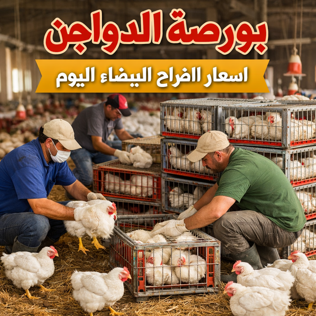 بورصة الدواجن أسعار الفراخ البيضاء والساسو وتراجع كرتونة البيض واستقرار الأسواق السبت 17 يناير 2026