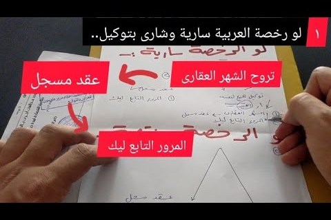 خطوات نقل ملكية سيارة مستعملة في مصر 2026 شرح كامل للأوراق المطلوبة والإجراءات الضرورية