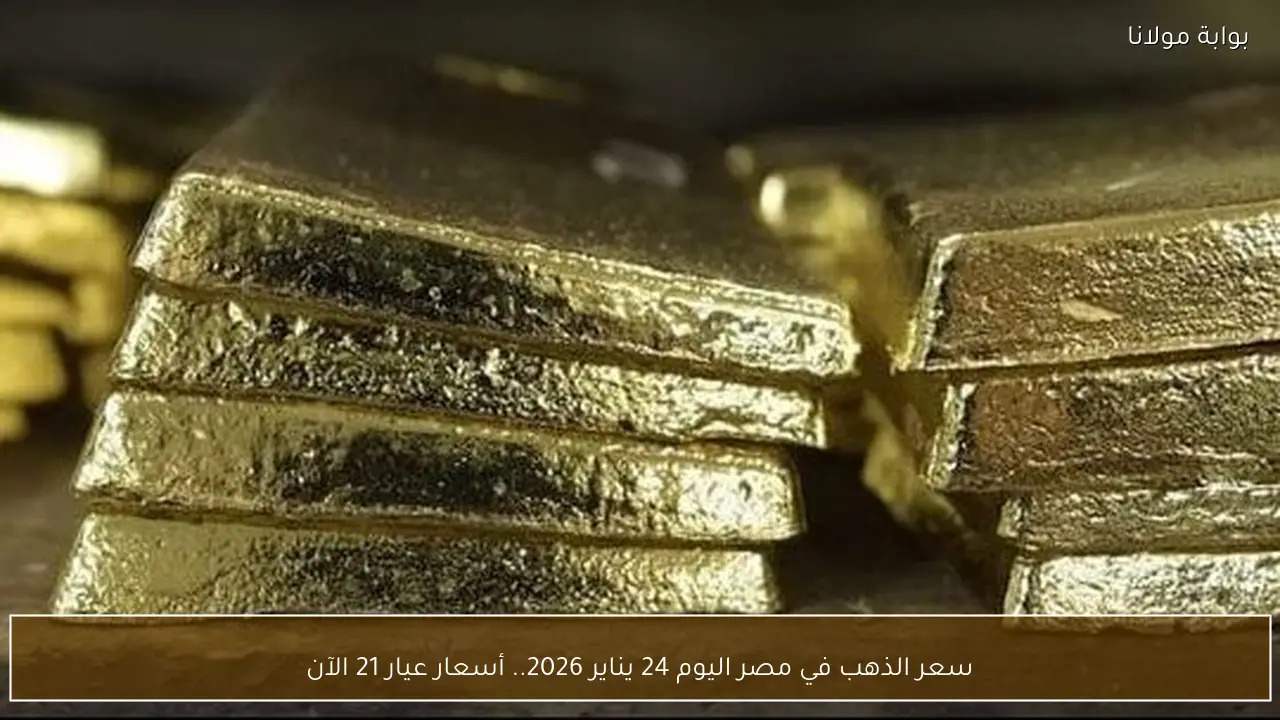 سعر الذهب في مصر اليوم 24 يناير 2026 وأحدث تغيرات أسعار عيار 21 بشكل مباشر وجذاب