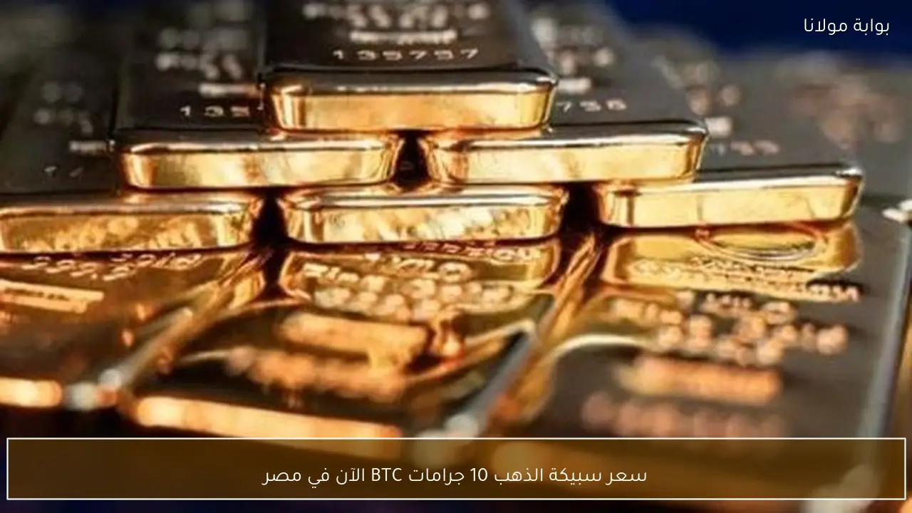 سعر سبيكة الذهب 10 جرامات مقابل البيتكوين في مصر اليوم وأحدث التغيرات الاقتصادية