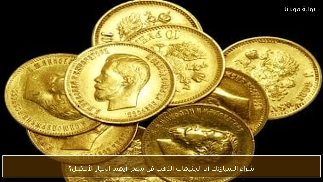 شراء السبائك مقابل الجنيهات الذهبية في مصر أي الخيار الأكثر أمانًا وربحية للمستثمرين