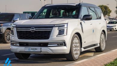 نيسان باترول LE Platinum موديل 2026 بمحرك تيربو مزدوج وأداء 9 سرعات وسبع مقاعد فخمة للبيع في دبي